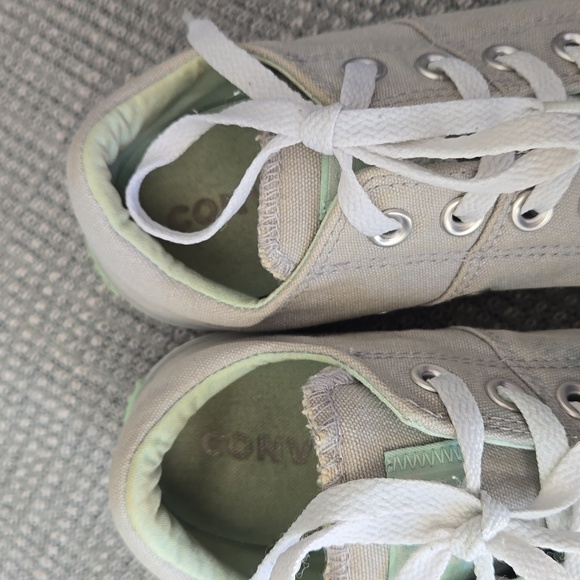 Converse 558659F Chunky Taylor All Star Low Top Madison Women Sneakers Gray - Picture 5 of 12